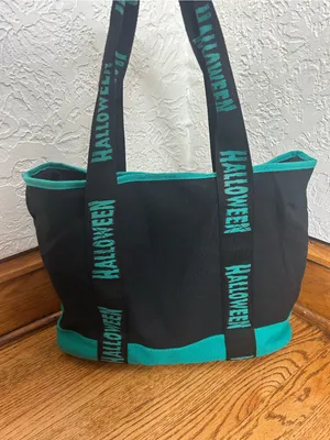 DISNEY PARKS 2023 Mickey Mouse Glow In The Dark Canvas Tote Bag thumbnail 6