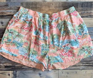 American Eagle Outfitters Tropical Peach Shorts thumbnail 1
