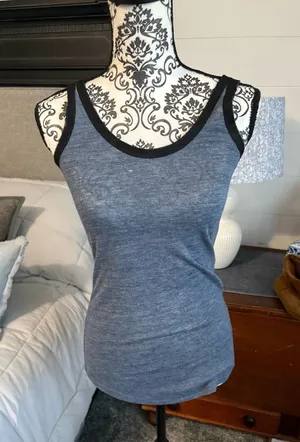 Converse denim blue size medium tank top thumbnail 1