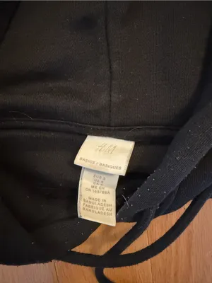 H&M Black Women's Pullover Hoodie thumbnail 3