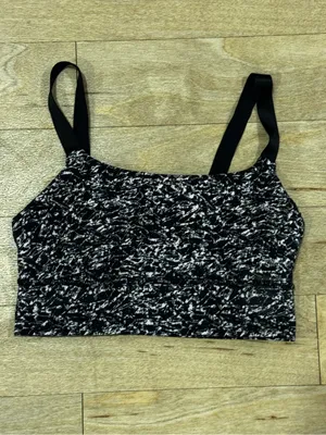 Lululemon Both Ways Bra Ices Wave White Black Size 6 thumbnail 3