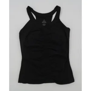 Prana Womens Black Racerback Yoga Tank‎ Top Size S Made in USA Activewear thumbnail 6