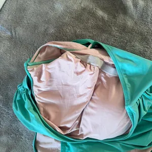 J crew one shoulder minty green bathing suit one piece thumbnail 7