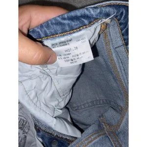 Levi's Premium women 501 S Skinny Jeans Blue Light‎ Wash 5-Pocket 27x28 thumbnail 4