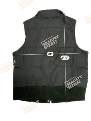 Merona Women’s Large Black Puffer Vest Jacket Quilted Collared Sleeveless Coat thumbnail 3