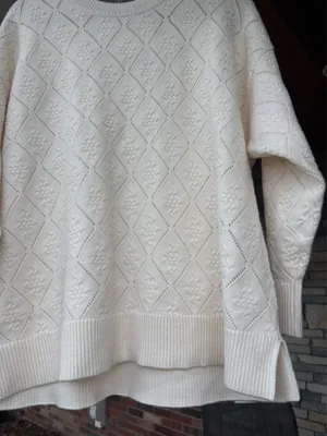 NWT Cyrus Cream Sweater!  XL thumbnail 11