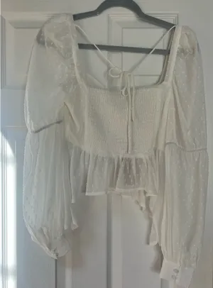 ACOA boutique top White thumbnail 2