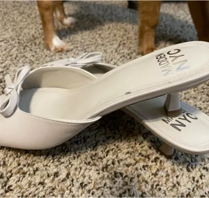 Madden Girl Kitten Heels - White thumbnail 2