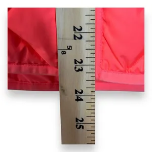 J.Crew Size S Excursion Quilted‎ Down Vest Neon Flamingo Pink Zip Up thumbnail 7