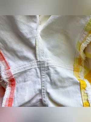 Farm Rio‎ Anthropologie Gingham Shorts Patchwork Picnic XS NWT thumbnail 6