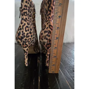 Nine West Leopard Women's Heeled Ankle Boots Women's Size 8.5 thumbnail 5