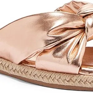New York & Co Guadalup rose gold slip on sandals thumbnail 2