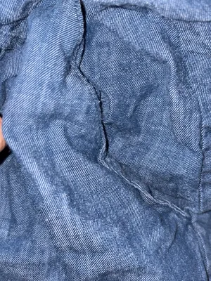 bp Navy Blue High-Waist Ruffle Hem Shorts thumbnail 3