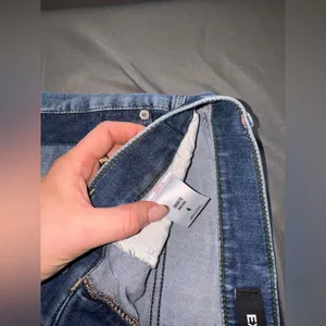 🌸Express Frayed Hem Light Blue Denim Shorts thumbnail 3