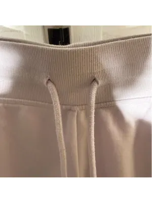 Reebok shorts cotton cord tie waist activewear athleisure gym pilates running L thumbnail 6