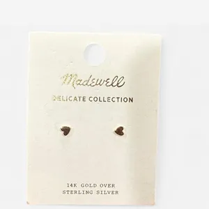 1928 Gold Heart‎ Earrings + Madewell earrings bundle thumbnail 3