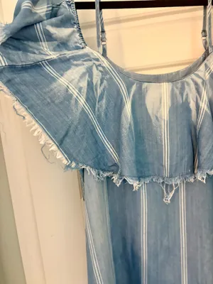 Women’s Vintage Havana Denim Dress (large) thumbnail 4