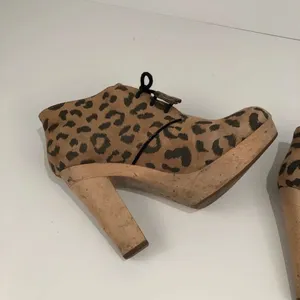 Rebecca Taylor Leone Leopard Print Heeled Booties‎ thumbnail 7