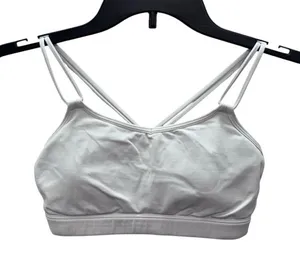 LULULEMON Strappy White Sports Bra thumbnail 1