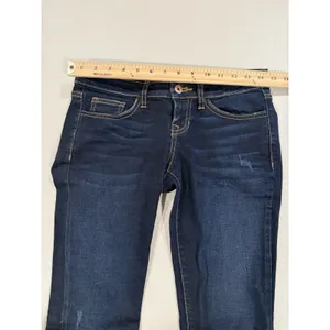 Sneak Peek Y2K Boot Cut Jeans Womens 29** Low Rise Stretch Distressed Travel thumbnail 4