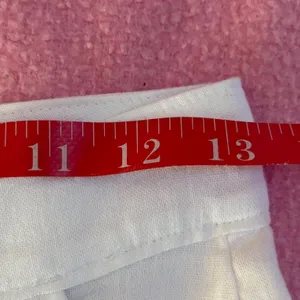 Hollister Ultra High-Rise Wide Leg Pants‎ White Linen Cotton Blend Womens 7R W28 thumbnail 6