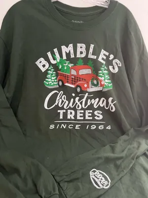 Rudolph The Red Nose Reindeer “Bumbles Christmas Trees” Christmas T Shirt thumbnail 2