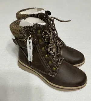Cliffs by White Mountain Hearty Boots Womens 6 Brown Sweater Cuff C32703-249 NIB thumbnail 1