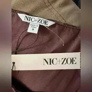 Nic +‎ Zoe Elevated Satin Slip Midi Dress Brown Mocha NEW $168 Sexy Modern thumbnail 4