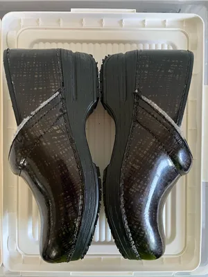 Dansko Black Patent Women's Slip-On Clogs- Size 7.5 thumbnail 6