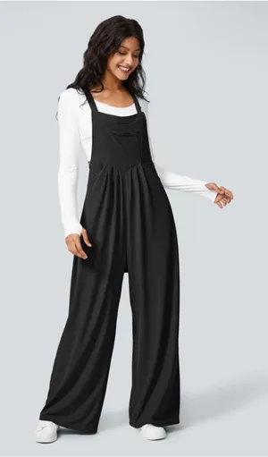Halara Black Jumpsuit Size Medium thumbnail 1