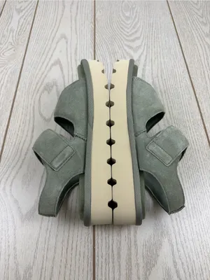 Koolaburra by UGG Women's Tizz Suede Slide Sandals US9 Limewash $80 thumbnail 4