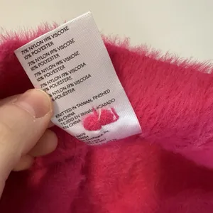 Maeve Anthropologie Pink Rona Eyelash‎ Deep Scoop Neck Fuzzy Sweater Small thumbnail 4