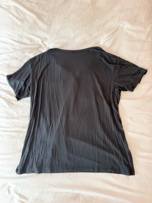 American Eagle Soft And Sexy Dark Grey Lace Up T-Shirt Size Small thumbnail 2