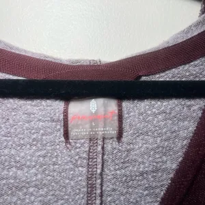 Free People Movement Burgundy Bonfire Hoodie thumbnail 3