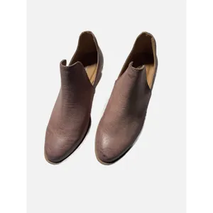Qupid Ankle Booties Women‎ Size 6 Mauve Cutout Side Low Heel Casual Western Chic thumbnail 2