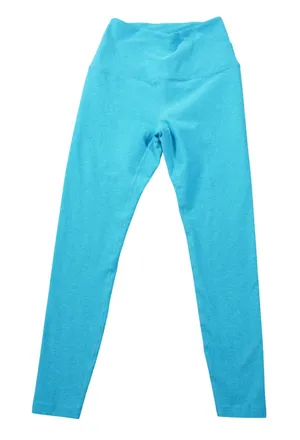 Beyond Yoga Size XS Teal Blue Spacedye Crossover High Waisted Leggings Turquoise thumbnail 1