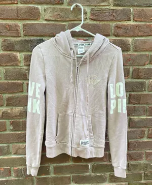PINK full zip thumbnail 1