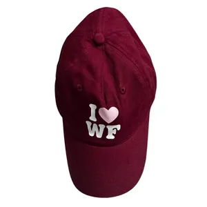 White Fox “I ❤️ WF” Jungle Cap in Raspberry Jelly 🍓❤️ thumbnail 2