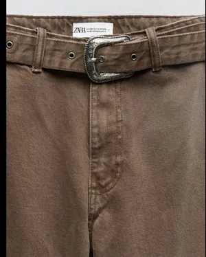 Nwt Tre Belted Wide Leg Jeans thumbnail 9