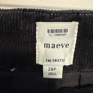 Maeve Anthropologie The Colette Cropped Wide-Leg Pants: Plaid Corduroy Edition thumbnail 3