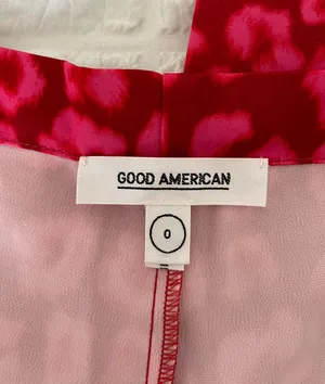 Good American Red Satin Pjs In Leopard thumbnail 6