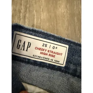 Gap‎ Cheeky Straight High Rise Women 25 0R Blue Excellent Denim Jeans thumbnail 3