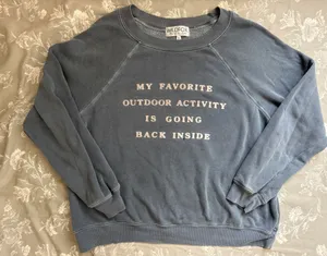 Wildfox Gray Graphic Sweatshirt thumbnail 1