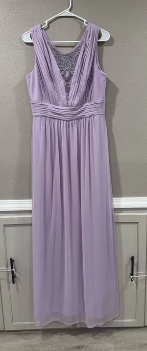 Melrose Bridal Purple Dress Size 12 thumbnail 1