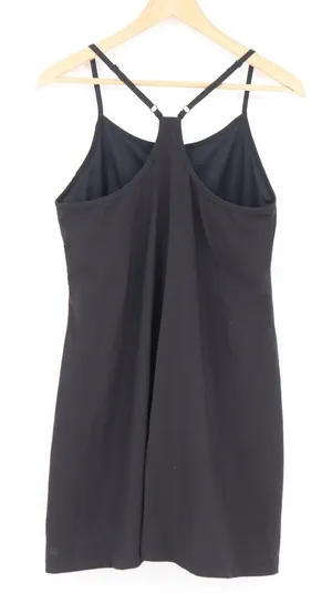 All in Motion Black Athletic Exercise Dress Built-in Shorts Pocket Large L thumbnail 1