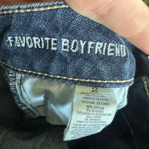 American Eagle favorite boyfriend relaxed Distressed jeans thumbnail 2