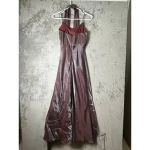 Vintage Y2K Indie Sleaze 90s Prom Maxi Dress Goth Grunge Baddie 4 Iridescent‎ thumbnail 3