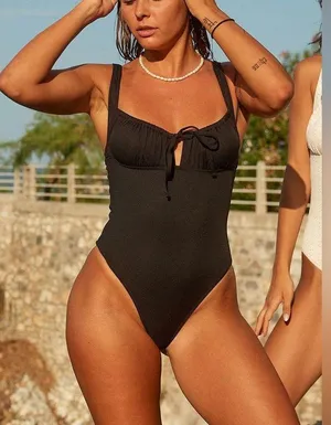 Berlook Cutout Tie One-Piece Swimsuit thumbnail 5