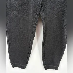 Lululemon women’s ribbed high rise heather black 25” 7/8 jogger performance sz 6 thumbnail 5