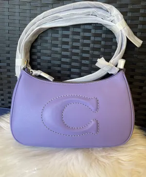 Coach TERI SHOULDER BAG ( CR099) SILVER/LIGHT VIOLET Purple Purse thumbnail 1